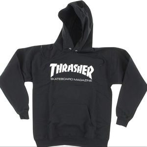 Black Thrasher Skate Mag Hoodie